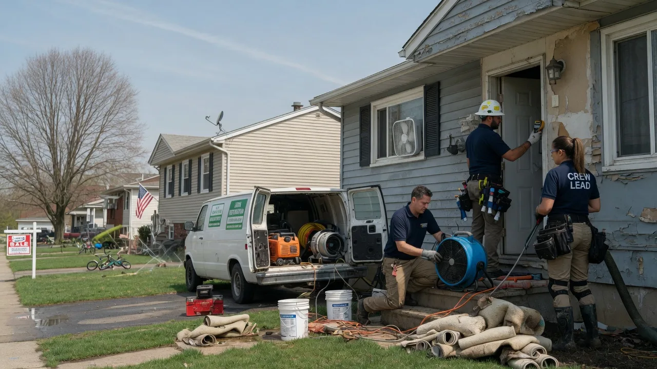 Flood Cleanup in Helmsburg, IN near me